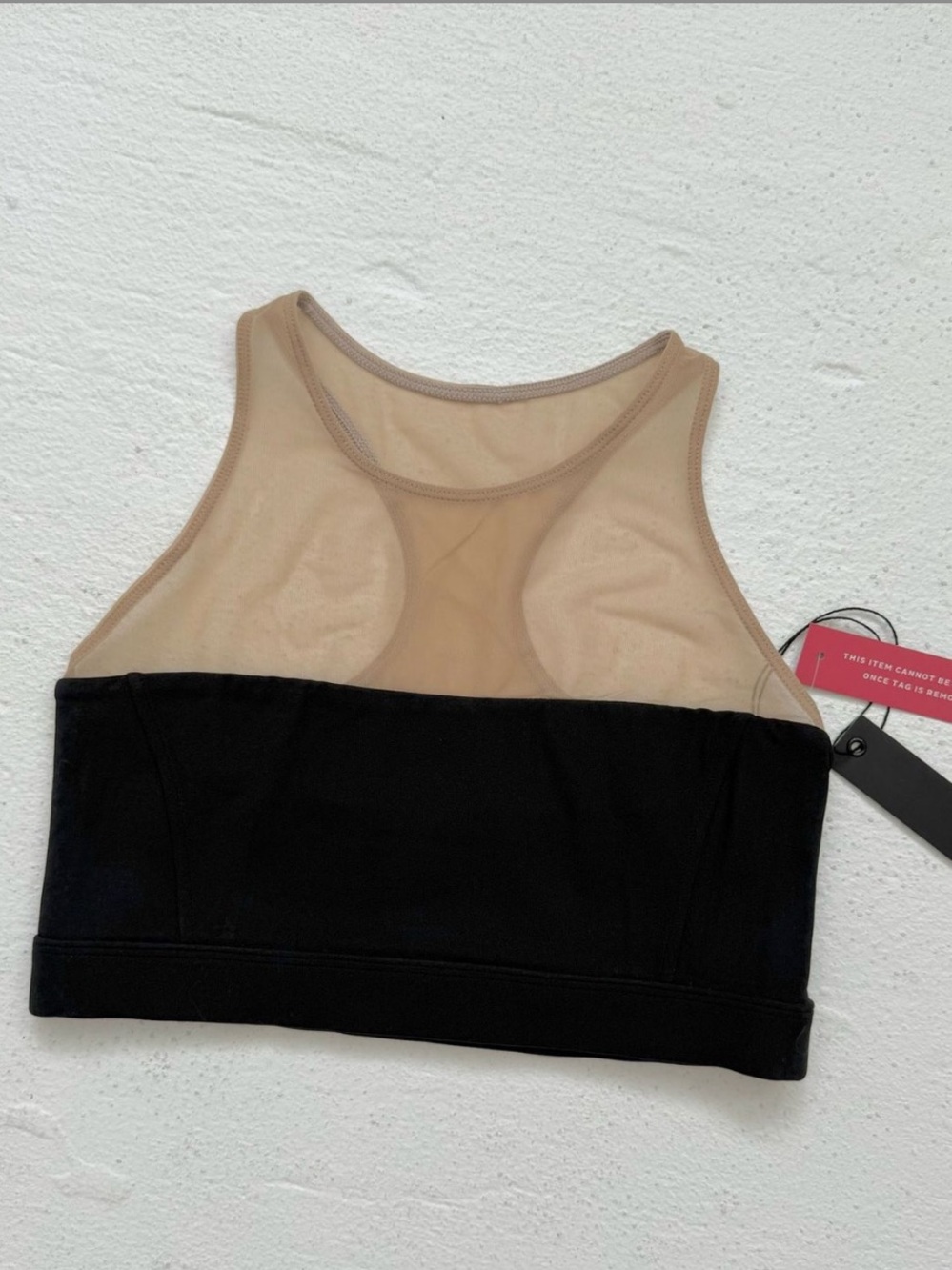 NWT Carbon38 Mesh Racerback Bra | XS - Picture 4 of 8